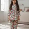 Girls Casual Lawn Frock & Bottom